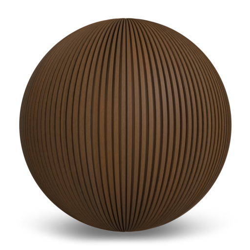 Revêtement Cannelé Norvégien UH61 - Teck