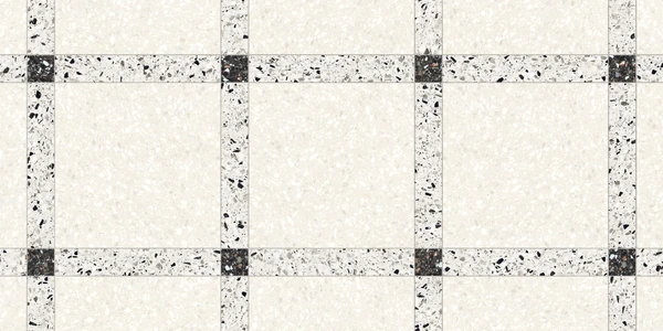 MILE®stone Terrazzo Allure™ Frame Deco (Eggshell / Dalmatian / Constellation) Porcelain Tile Texture