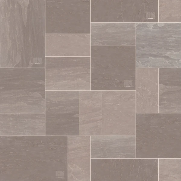Banas Stones Sandstone Slate Grey (4 Size Mix) Texture