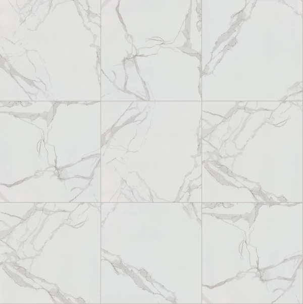 Ceratec Glamour Calacatta Polished Porcelain Tile Texture
