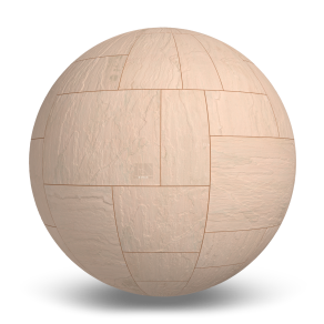 Banas Stones Sandstone Beige (4 Size Mix) Stone Paver Texture