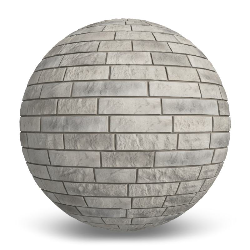 Lotis - Icy Grey Concrete Brick Exterior Wall Cladding texture by Rinox