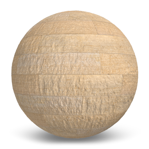 Northern Buff Split-Face - Single Height One Coursed Texture