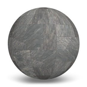 Banas Stones Sandstone Imperial Black (4 Size Mix) Stone Paver Texture