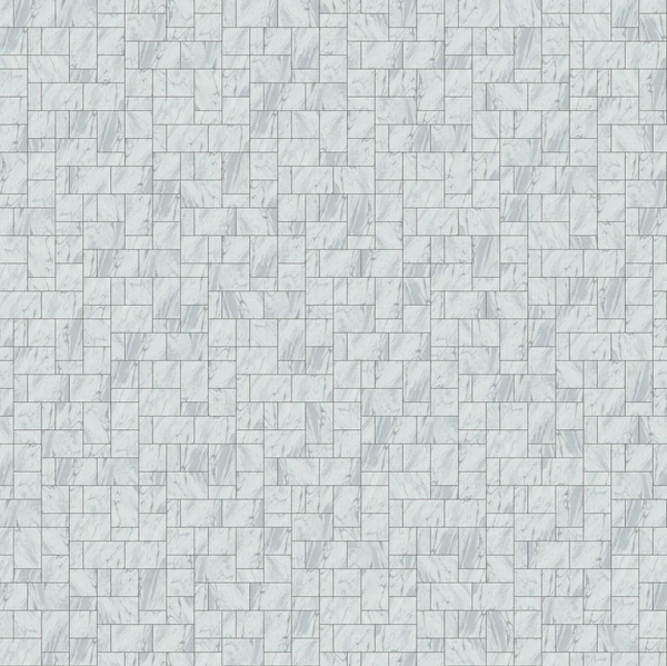 Polycor GEORGIA MARBLE™ ‐ PEARL GREY Montpelier Pattern Stone Paver Texture
