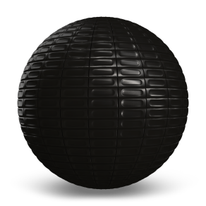 Ceratec Confetto Struttura 3D Nero Matt