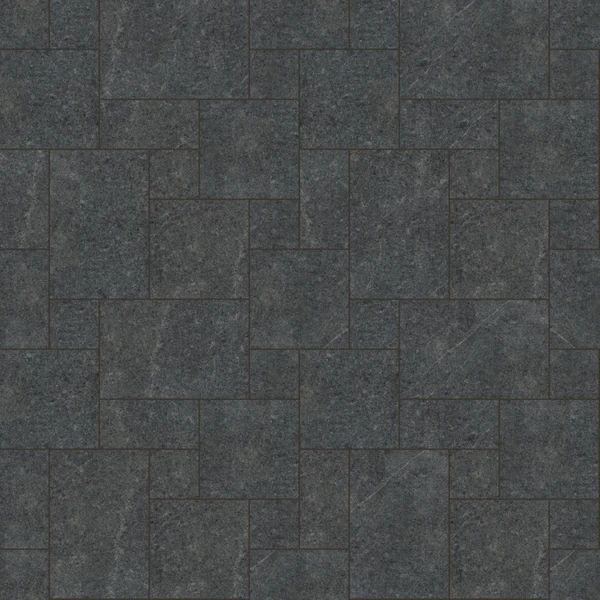 Polycor SAINT HENRY BLACK™ Granite Biltmore Pattern Stone Paver Texture