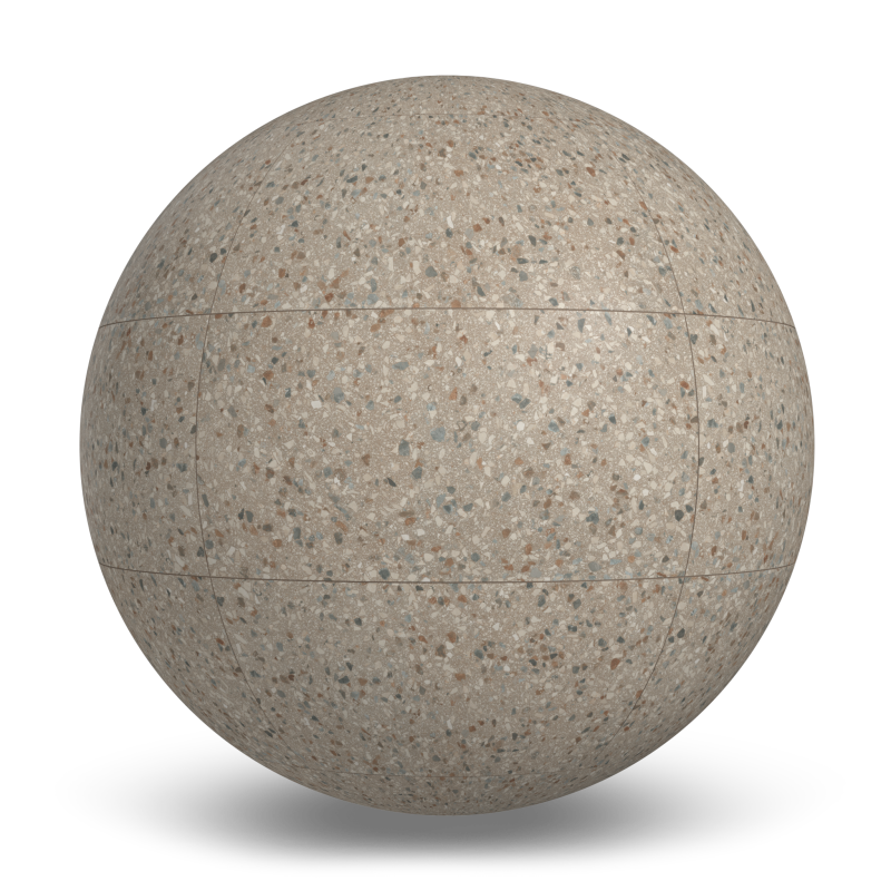 Terrazzo Allure™ Tortoise Matte Porcelain Tile Indoor Flooring texture by MILE®stone