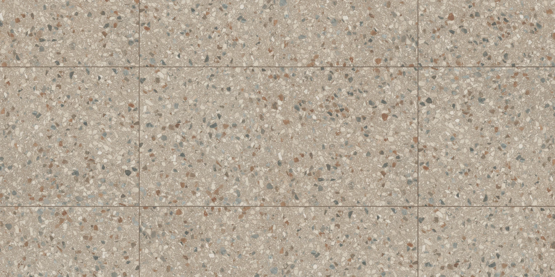 Terrazzo Allure™ Tortoise Matte Flooring surface by MILE®stone