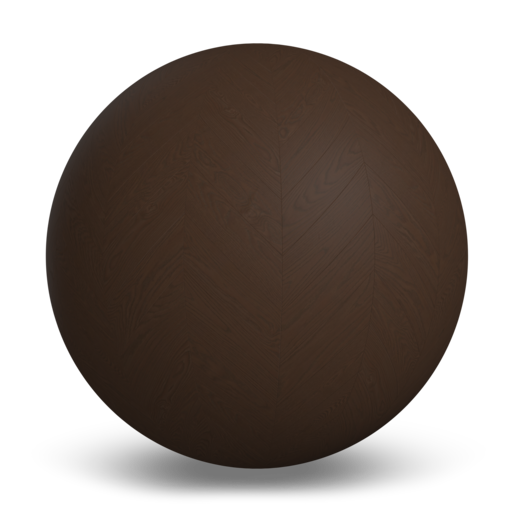 Leather Chair Chevron Brushed Wood Floor