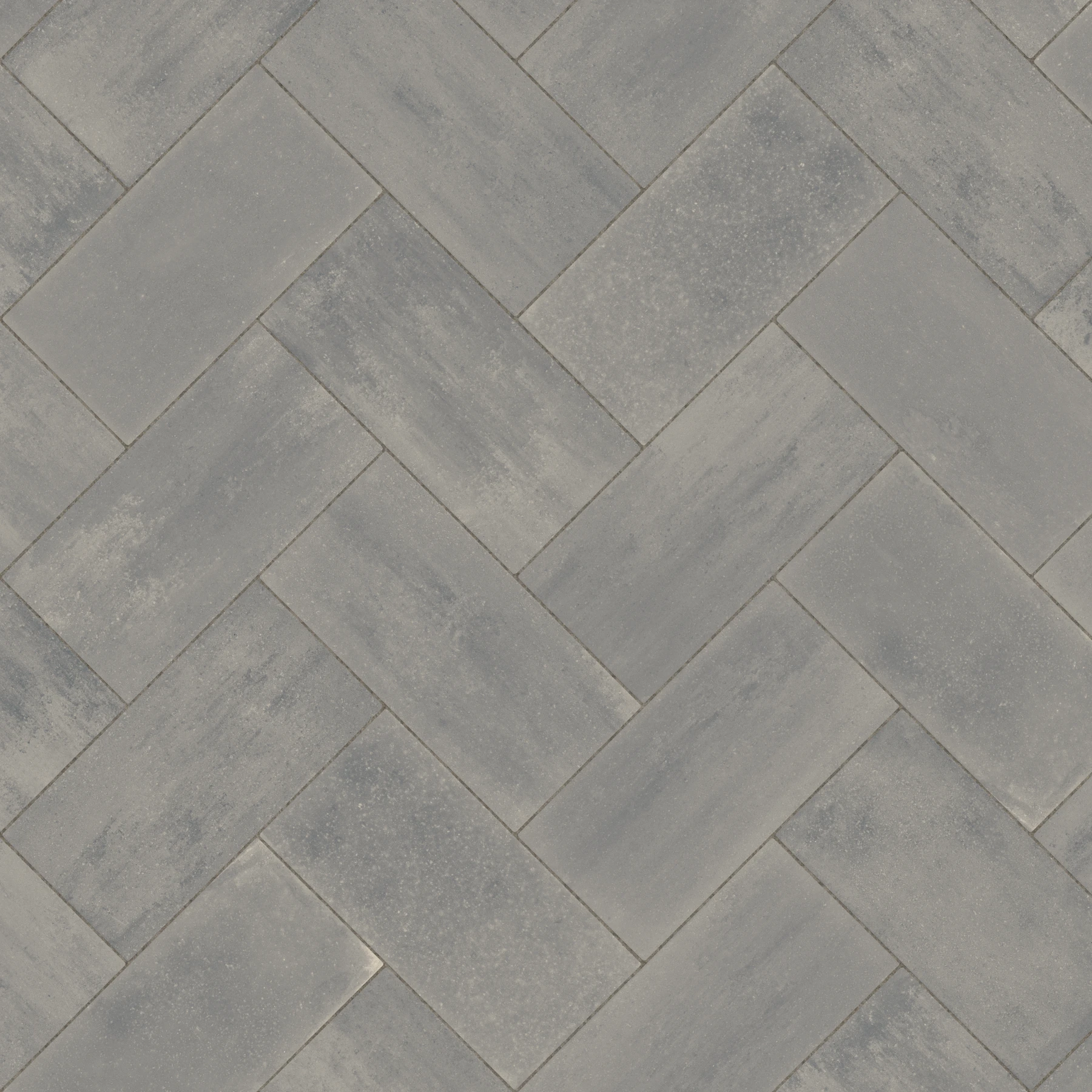 Proma XL Sky Grey - Herringbone Concrete Paver Hardscaping surface by Rinox