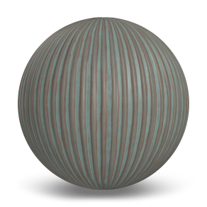 Western States Metal Roofing Streaked Copper 7/8” corrugated Texture