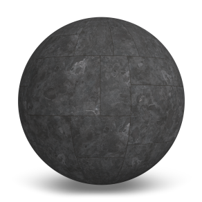 Banas Stones Limestone Antique Black (4 Size Mix) Stone Paver Texture