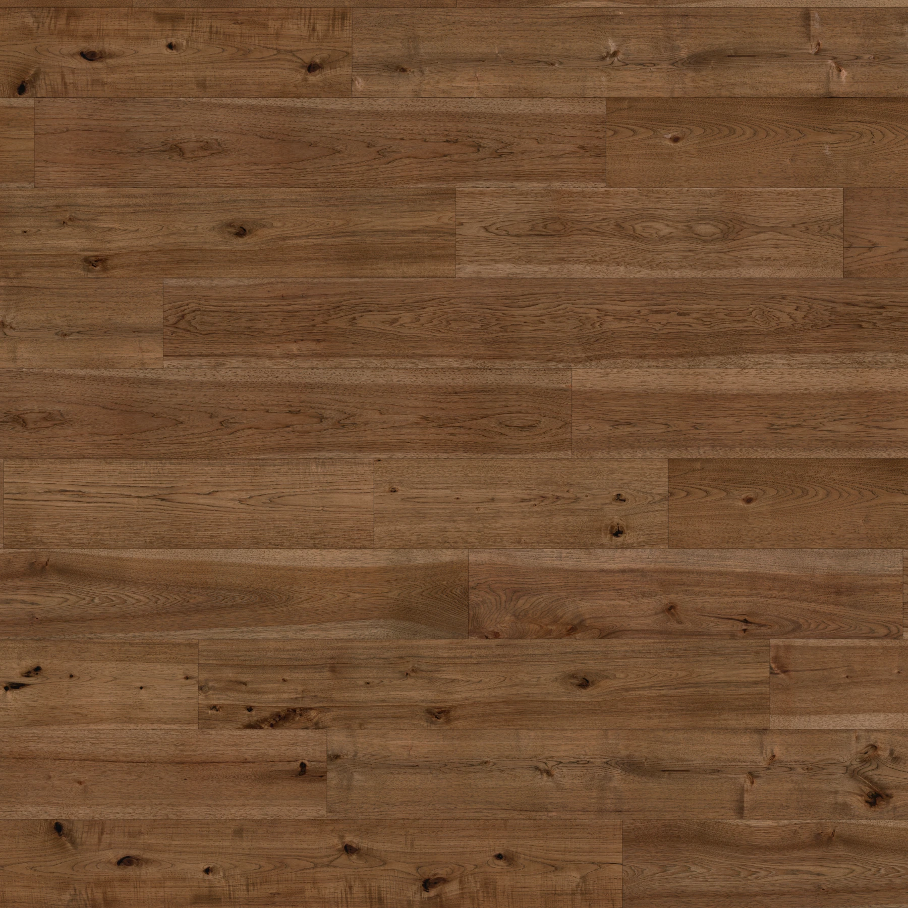 Surface de Cherokee Hickory - Pigeon Forge 9.5" Couvre-plancher intérieur par Denali Hardwood Floors