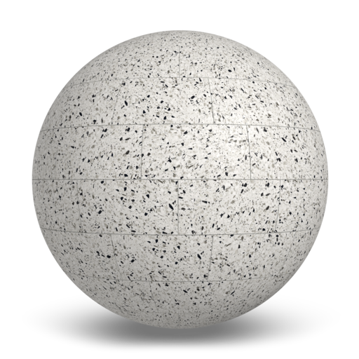 Terrazzo Allure™ Dalmatian Stagger 33% Matte Flooring texture by MILE®stone