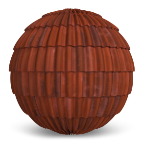 Brava Roof Tile Spanish Barrel Tile Vintage Terra Cotta