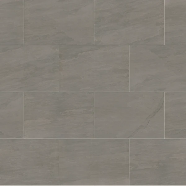 Banas Porcelain Slate Grey (36x24) Running Bond Porcelain Paver Texture