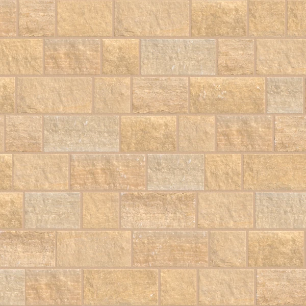 Vetter Stone Northern Buff (Split-Face Finish) - Single Height Thin Stone Coursed Ashlar Pattern Stone Masonry Wall Texture