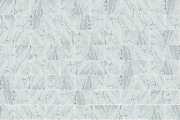 Polycor GEORGIA MARBLE™ ‐ PEARL GREY Half Running Bond (24x48) Stone Paver Texture