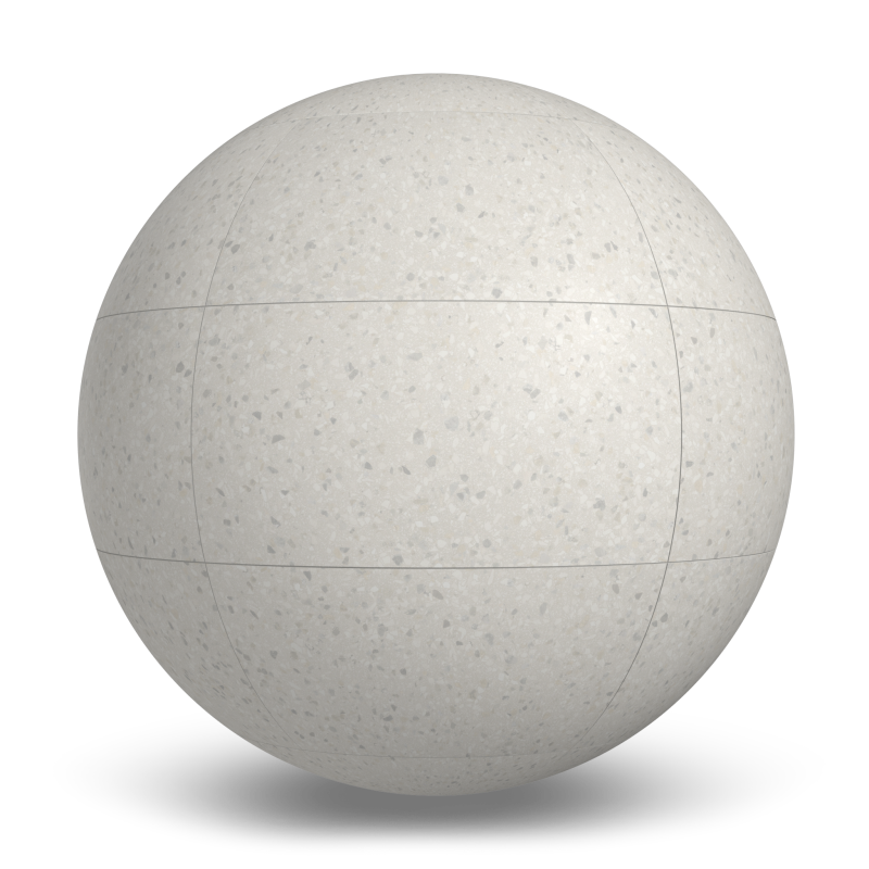 Terrazzo Allure™ Snow Grip Porcelain Tile Indoor Flooring texture by MILE®stone