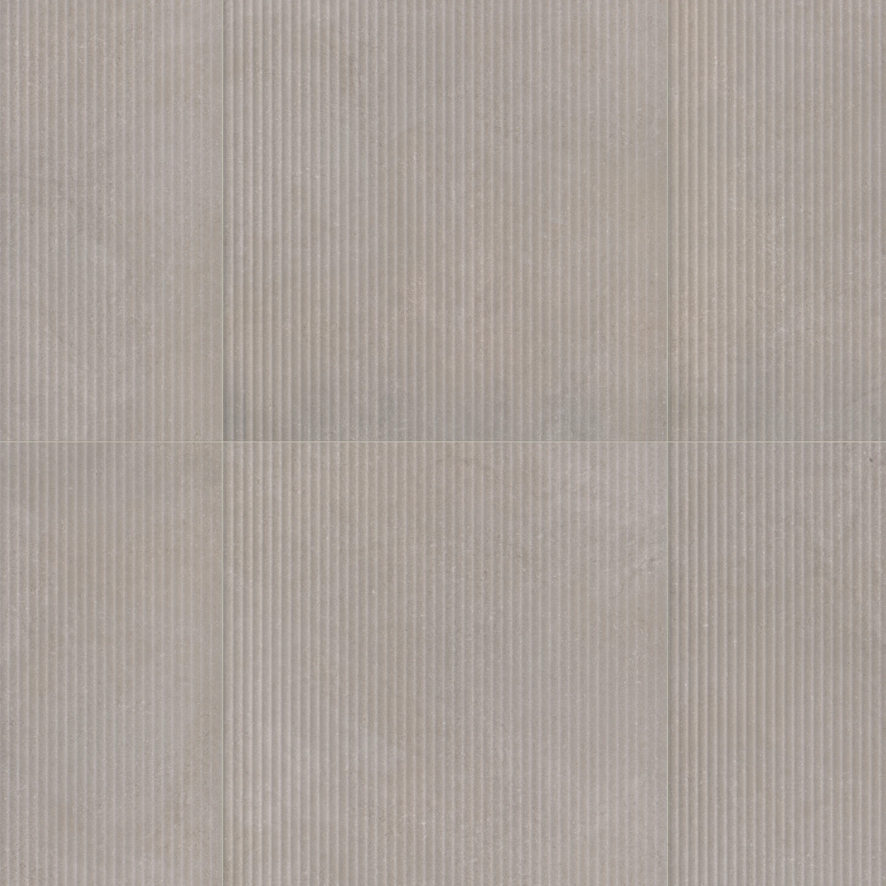 Lithos Tortora 24x48 Fluted Porcelain Tile Indoor Flooring surface by Ceragres