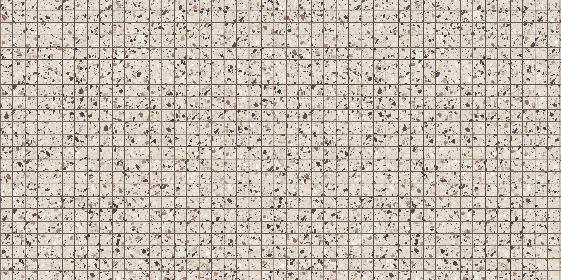 Terrazzo Allure™ Dune Mosaic Matte Flooring surface by MILE®stone