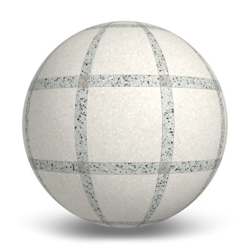 Terrazzo Allure™ Frame Deco (Eggshell / Azure / Stonehenge) Texture