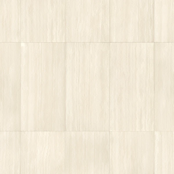 Arta Ceramic Travertino Vein Bianco Porcelain Tile (24x48) Texture