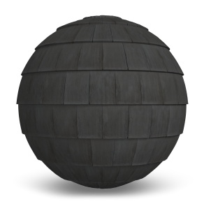 Ludowici Roof Tile Brunswick Black LudoShake Tile