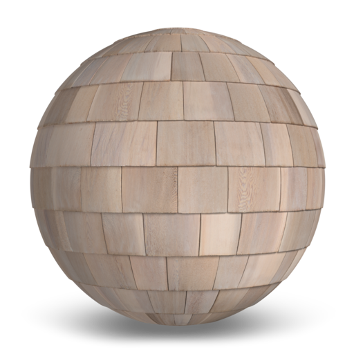 Wood Shingle Siding - Red Cedar | Semi-transparent