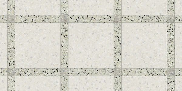 MILE®stone Terrazzo Allure™ Frame Deco (Snow / Mesquite / Stonehenge) Porcelain Tile Texture