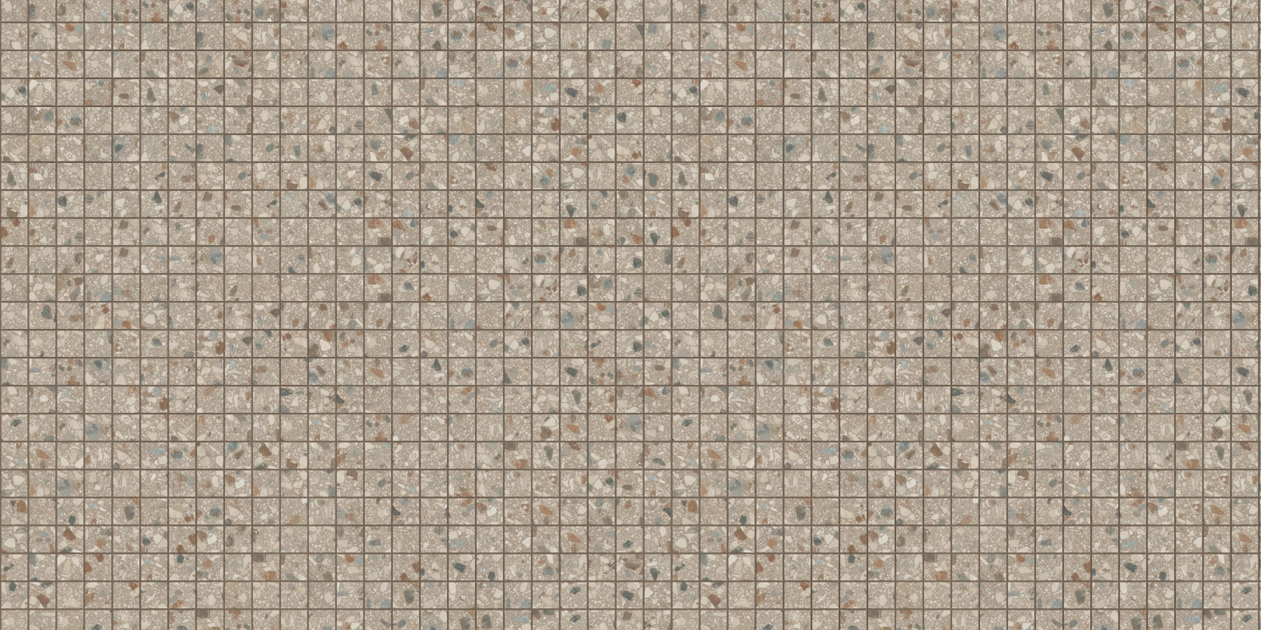 Terrazzo Allure™ Tortoise Mosaic Matte Flooring surface by MILE®stone