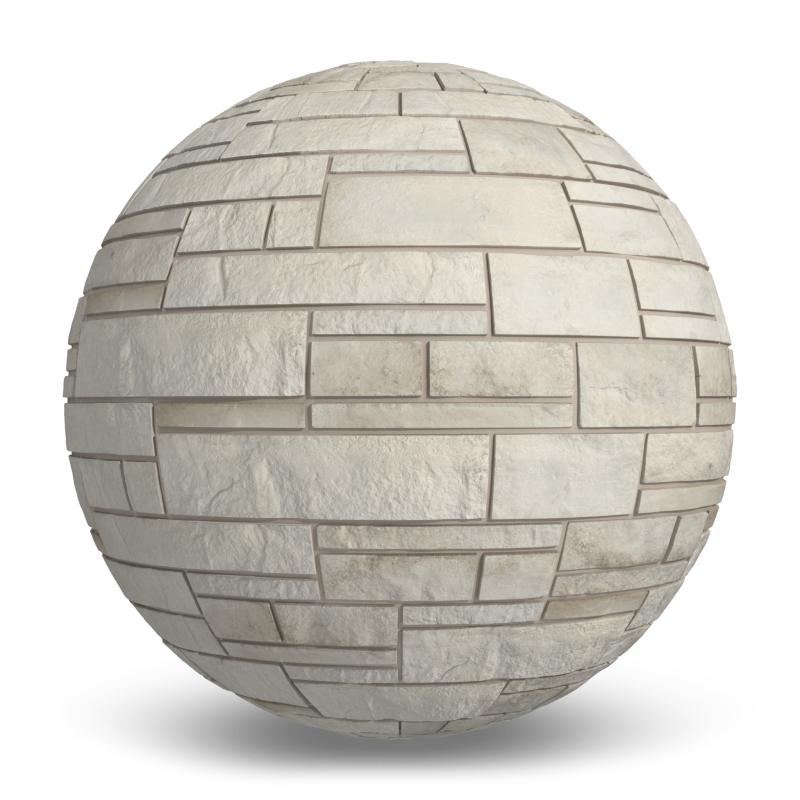 Lorado - Almond White Concrete Masonry Wall Exterior Wall Cladding texture by Rinox