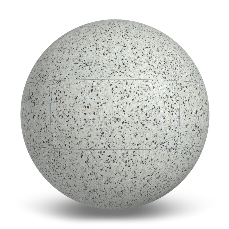 Terrazzo Allure™ Azure Matte Porcelain Tile Indoor Flooring texture by MILE®stone