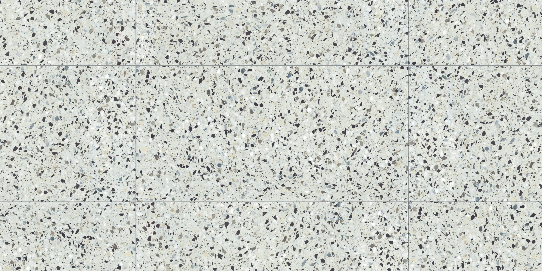Terrazzo Allure™ Azure Matte Flooring surface by MILE®stone