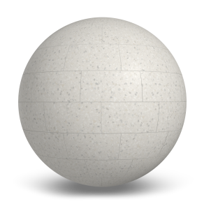 MILE®stone Terrazzo Allure™ Snow Stagger 33% Matte Texture