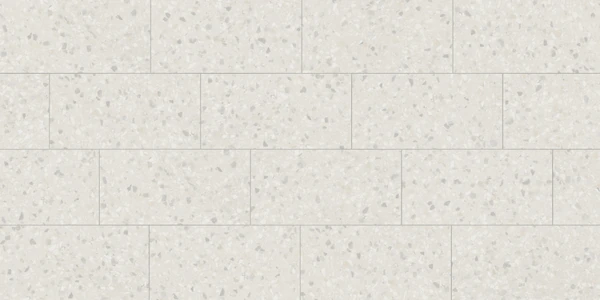 MILE®stone Terrazzo Allure™ Snow Stagger 33% Mat Texture