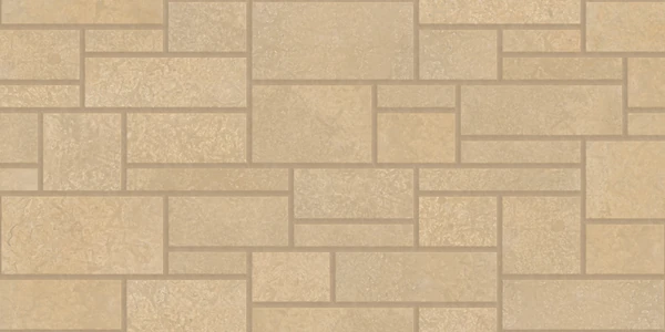 Vetter Stone Northern Buff Fleuri (120 Grit Hone) - 3 Height Pattern Stone Paver and Wall Cladding Texture