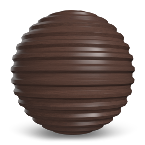 McElroy Metal Chestnut Mega Rib Texture