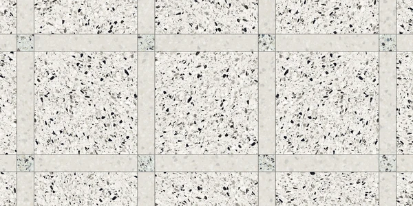 MILE®stone Terrazzo Allure™ Frame Deco (Dalmatian / Snow / Azure) Texture