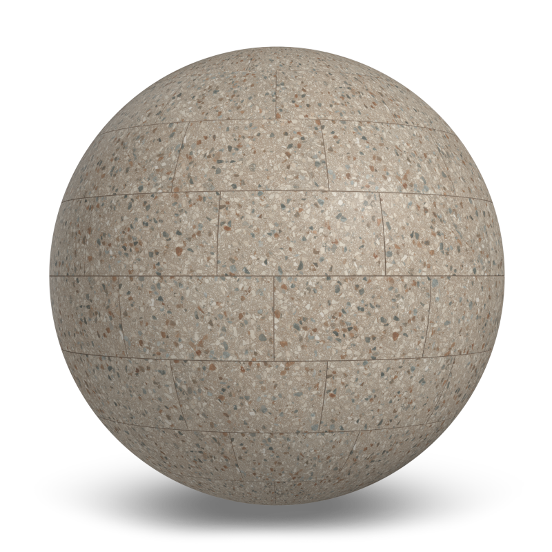 Terrazzo Allure™ Tortoise Stagger 33% Matte Porcelain Tile Indoor Flooring texture by MILE®stone