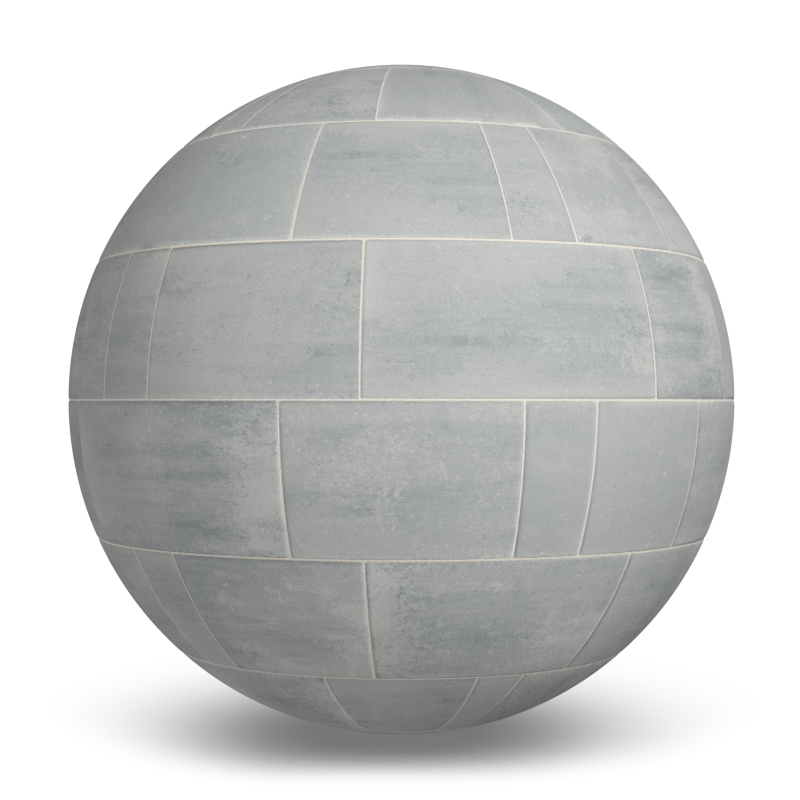Proma + Proma XL Mist - Linear Concrete Paver Hardscaping texture by Rinox
