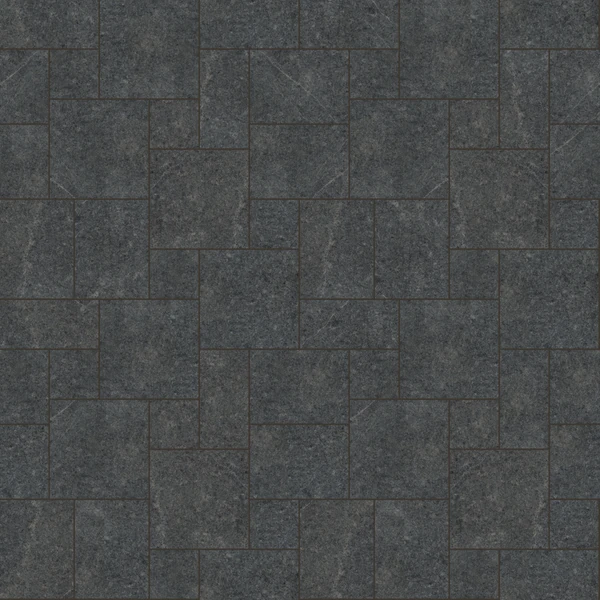 Polycor SAINT HENRY BLACK™ Granite Savannah Pattern Stone Paver Texture