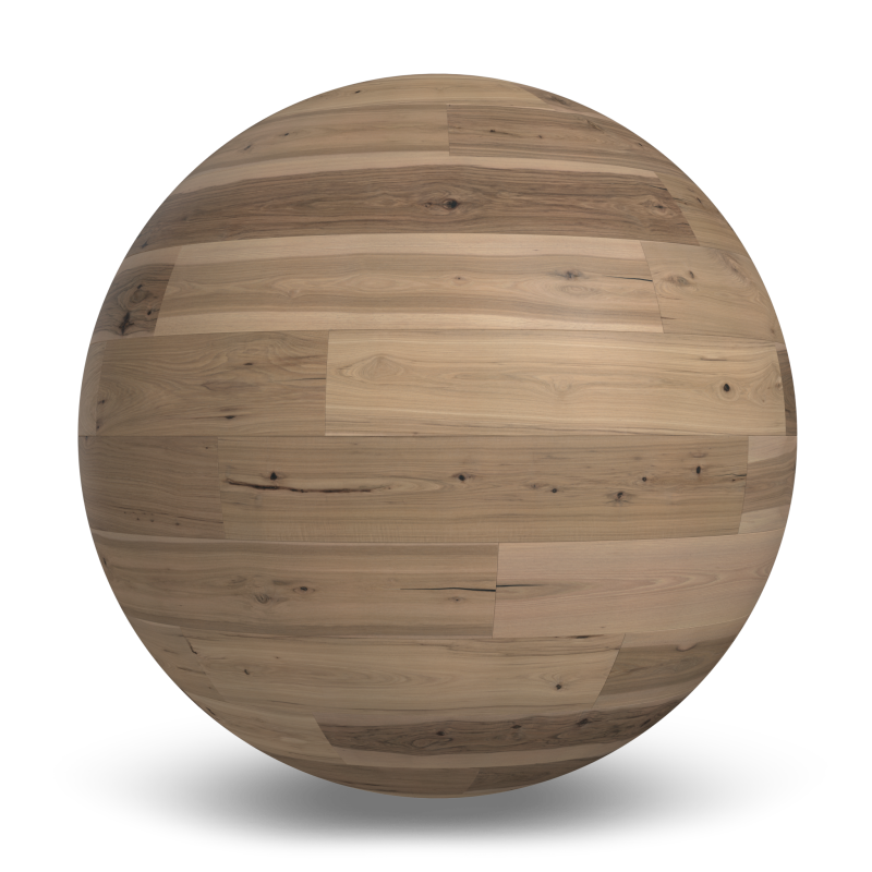 Texture de Cherokee Hickory - Ocoee 9.5" Couvre-plancher intérieur par Denali Hardwood Floors