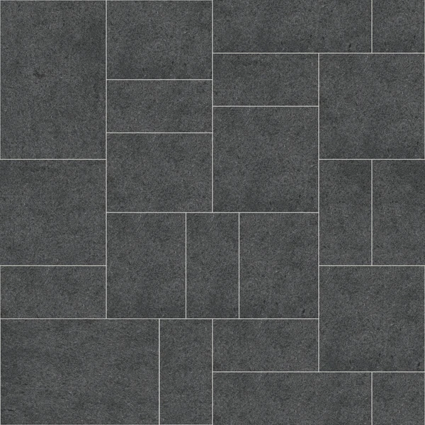 Banas Stones Granite Black Pearl (4 Size Mix) Stone Paver Texture