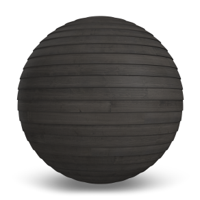 Maibec Lambris de bois véritable - Clin rainuré brossé | Charbon de mer