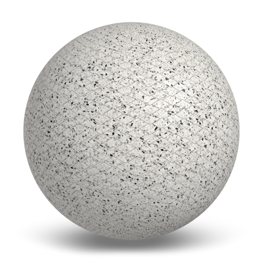 Terrazzo Allure™ Dalmatian Diamond Matte Flooring texture by MILE®stone
