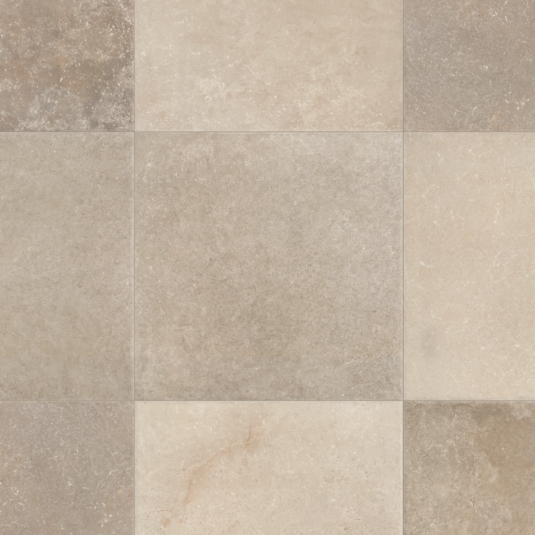 Chantilly Melange de Nuit 24x24 Porcelain Tile Indoor Flooring surface by Ceragres