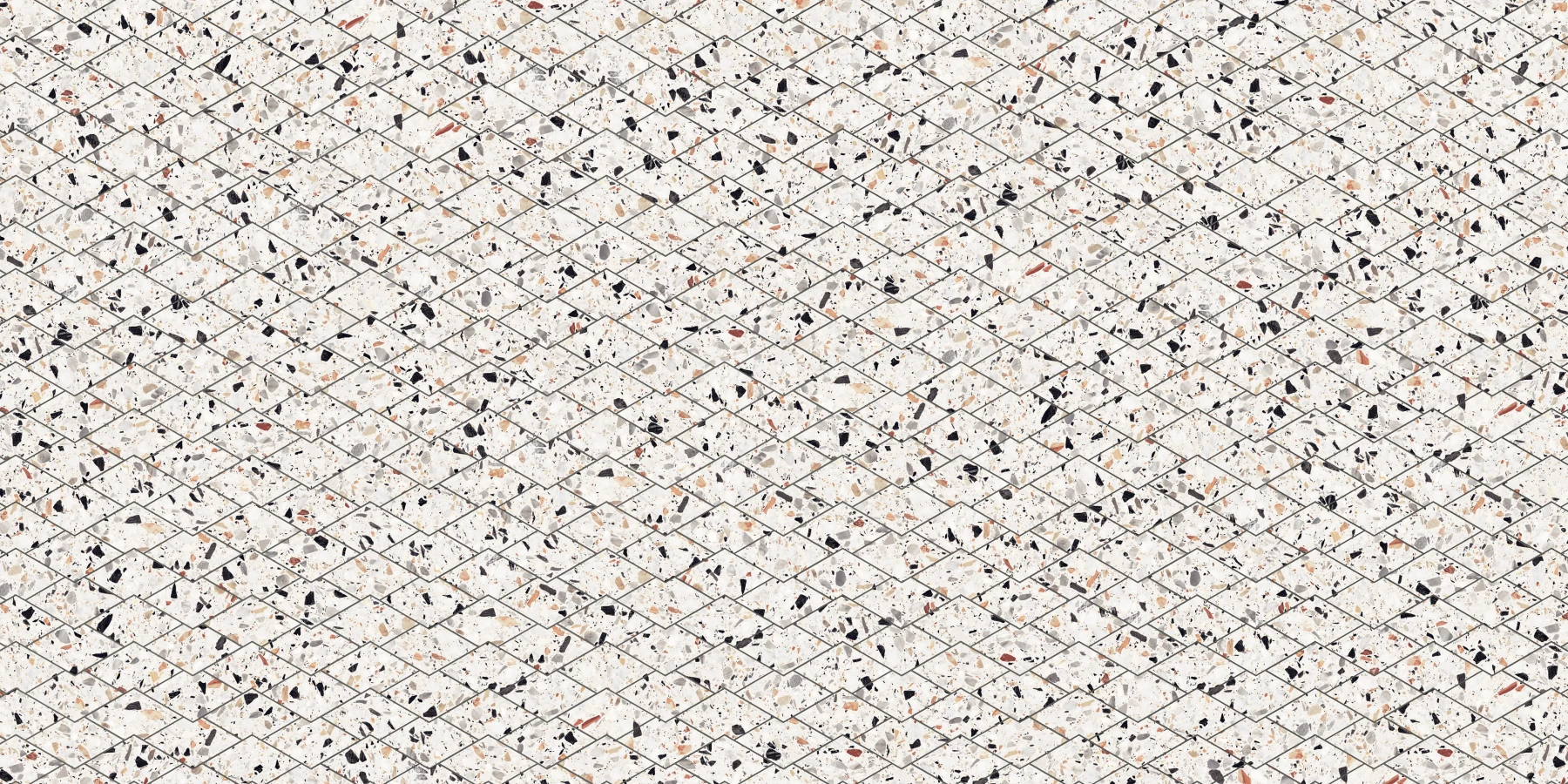 Terrazzo Allure™ Venice Diamond Matte Flooring surface by MILE®stone
