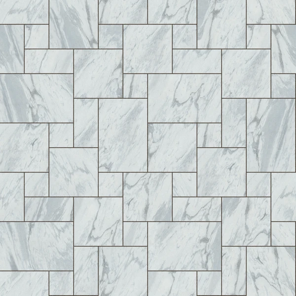 Polycor GEORGIA MARBLE™ ‐ PEARL GREY Portland Pattern Stone Paver Texture